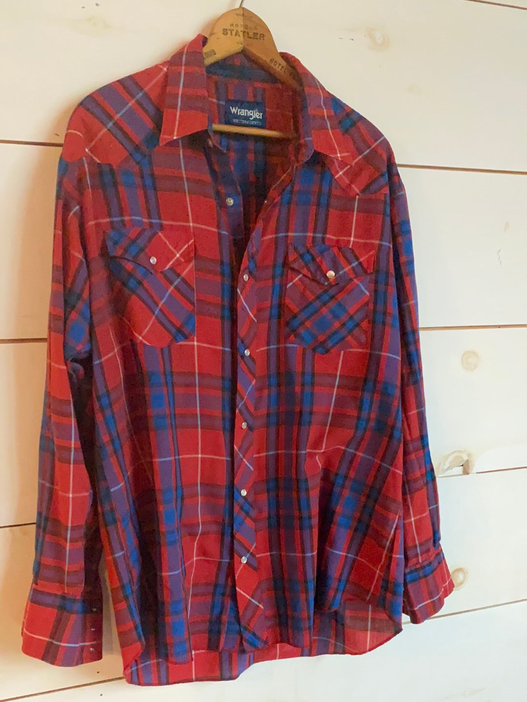 Vintage Wrangler Western Shirt - Diamonds & Rust