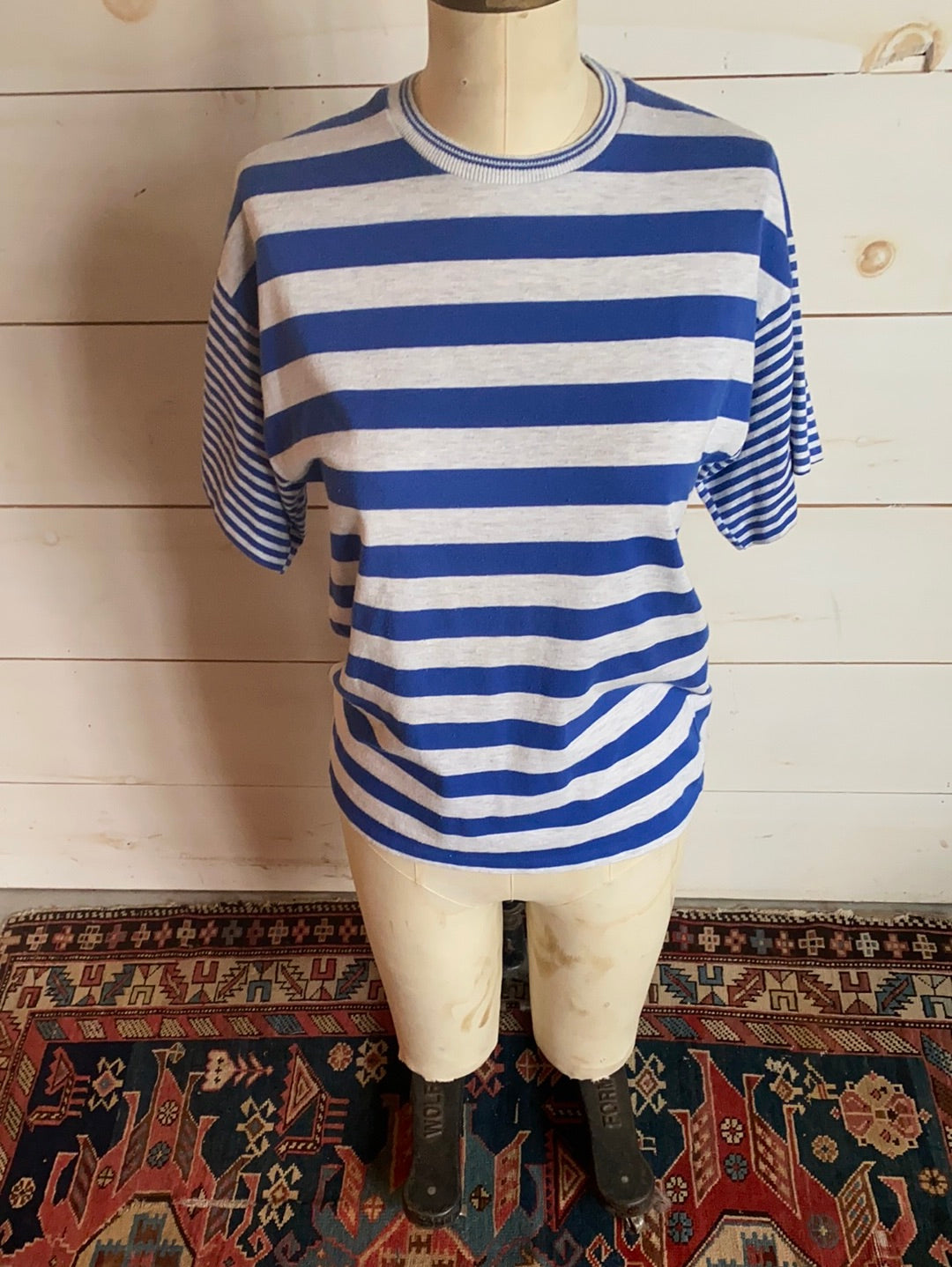 Vintage Wrangler Striped T-Shirt - Diamonds & Rust