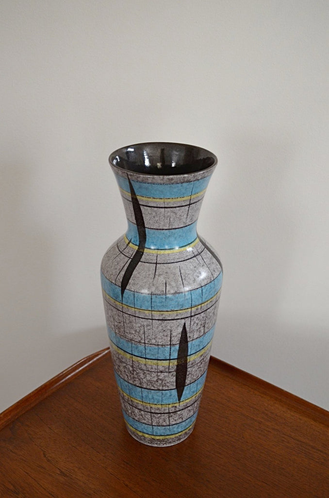 West German Bay Keramik Vase  Flure Grossart Vintage 