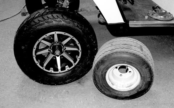 Golf Cart Tire Size Chart