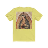 Unisex BELLA + CANVAS - Jersey Short Sleeve Tee - Celebracion en Basilica - Nuestra Señora de Guadalupe O Virgen of Guadalupe - Mexico - Catholicism