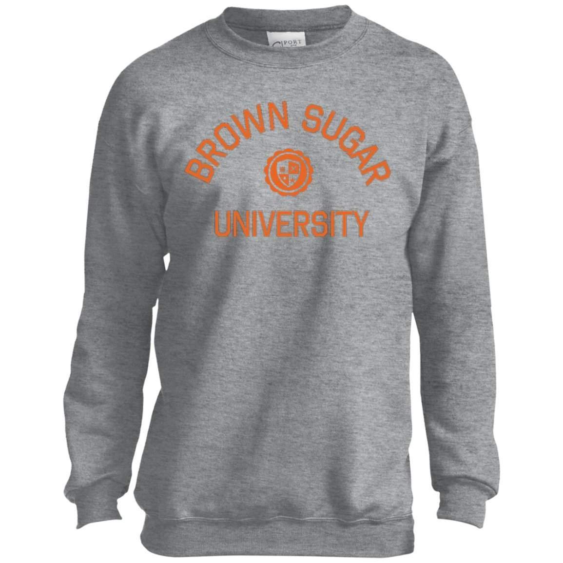 youth brown sweatshirt