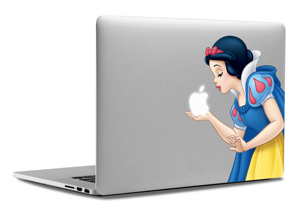 The Decal Girl - Snow White MacBook Sticker
