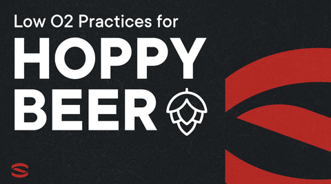 low oxygen practices for hoppy beer 