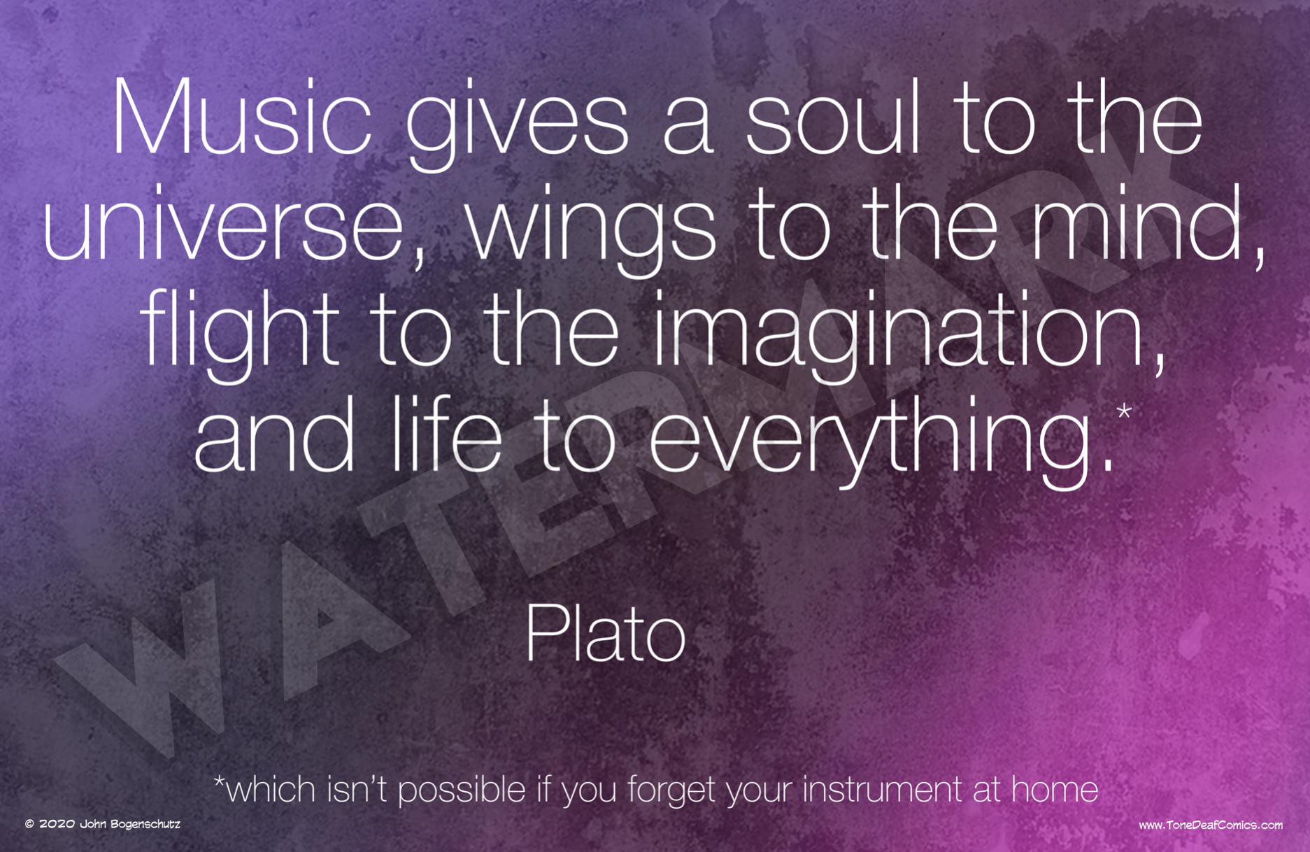 Plato Music Quote Tone Deaf