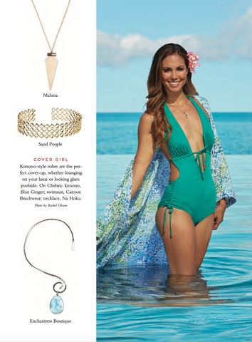 Shops Of Wailea Photo Shoot featuring Keani Jewelry's Mermesh Cuff