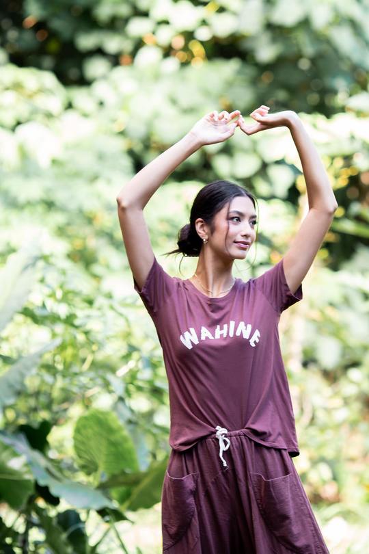 Wahine Tee / Fig