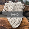 BIG LOViE Infinite Chunky Knit Cuddle Minky Sand Blanket