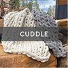 BIG LOViE Infinite Chunky Knit Cuddle Minky Blankets