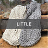 BIG LOViE Infinite Chunky Knit Little Minky Blankets
