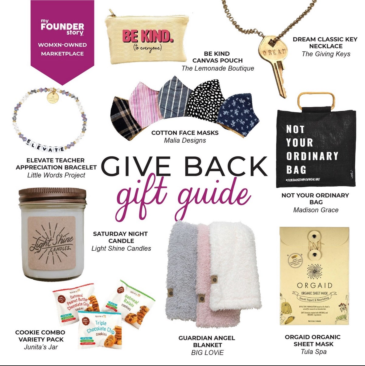 MyFounderStory Give Back Gift Guide 2020