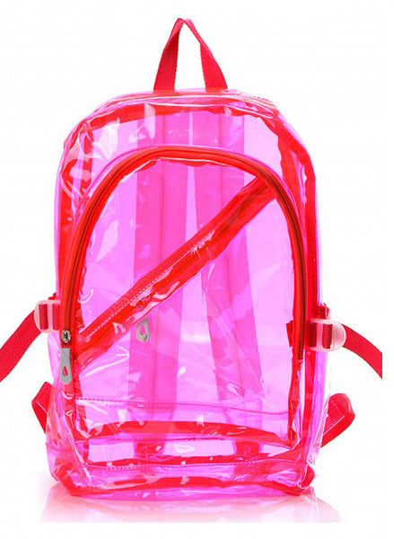 Clear Neon Jelly PVC Backpack – BeHoneyBee.com - New & Vintage Pieces ...