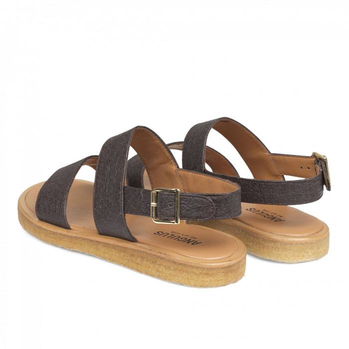 sandal af ananasfibre til - Brun– naturebaby.dk