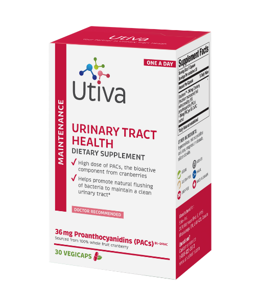 Utiva Uti Dietary Supplement 30 Capsule Box Utiva
