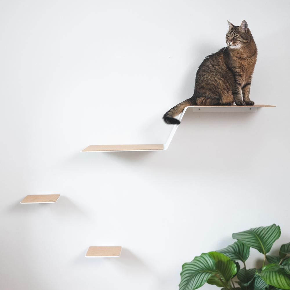 LucyBalu Katzenmöbel: Der ultimative Luxus für Ihre Katze - Wave Katzen KletterwanD Set Lucybalu 537196 1600x