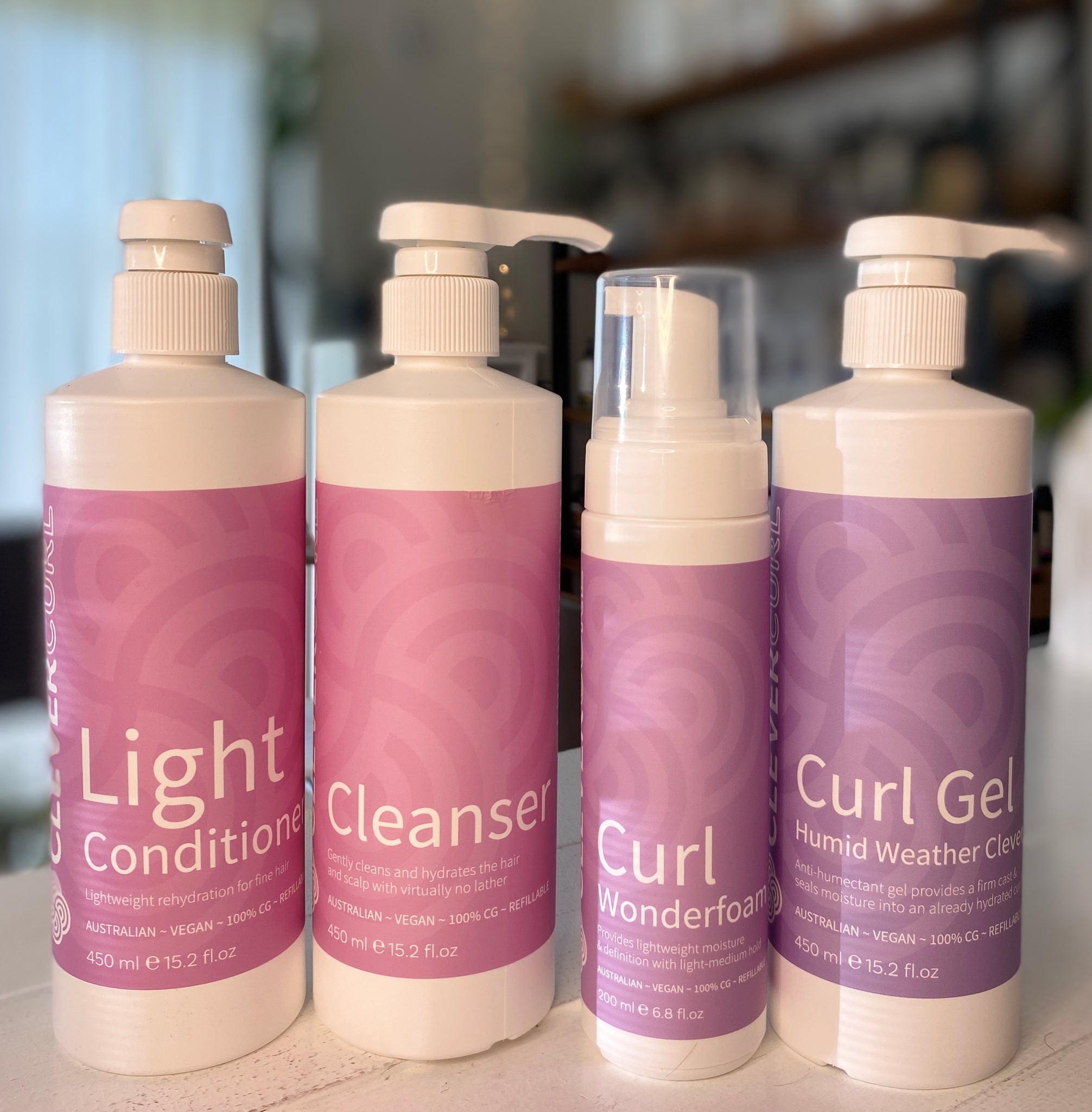 Clever Curl - Curly Hair Shampoo & Conditioner - Curly Girl Method Approved