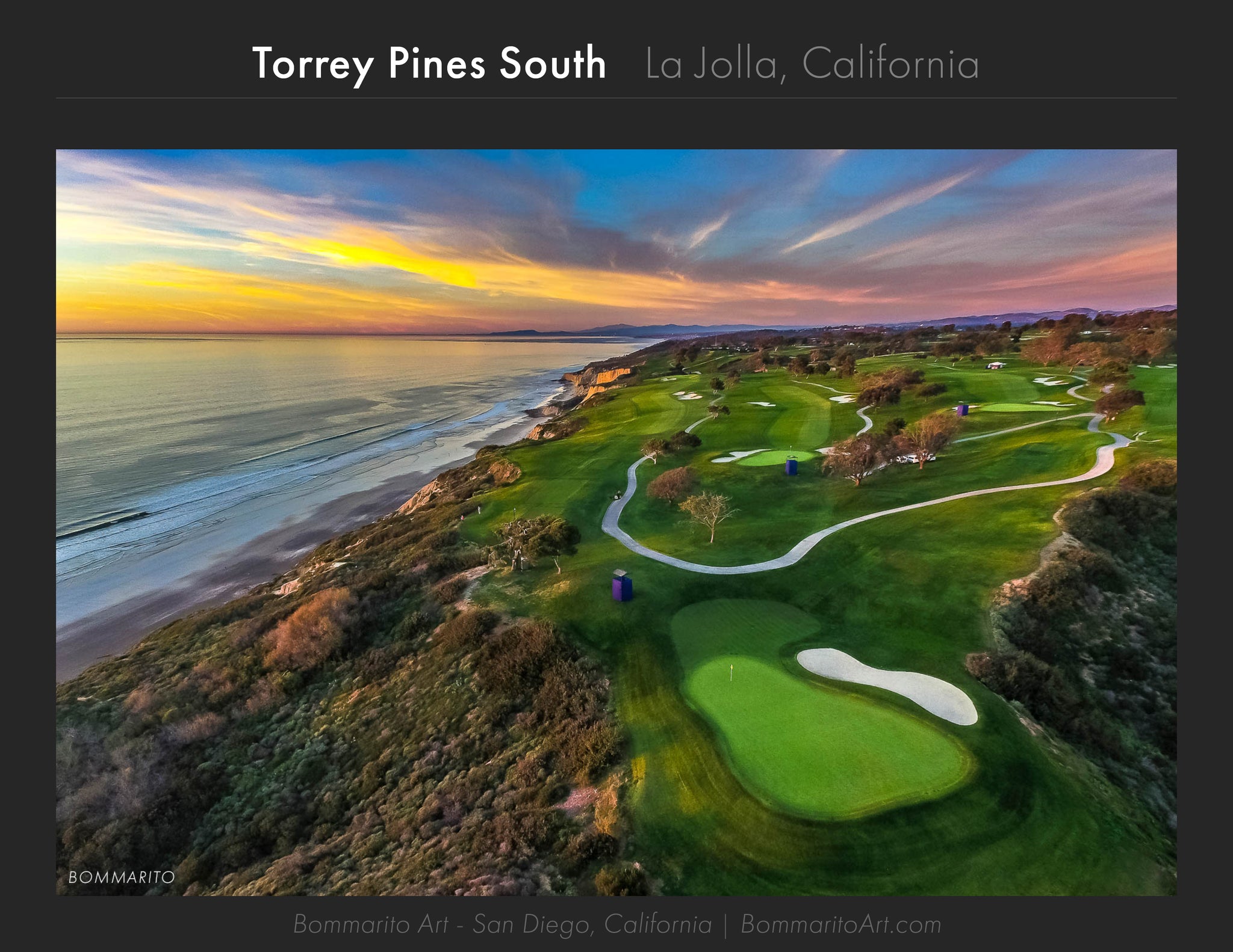 Torrey Pines South Golf Course - San Diego Fine Art Landscape Photography by Daniel Bommarito