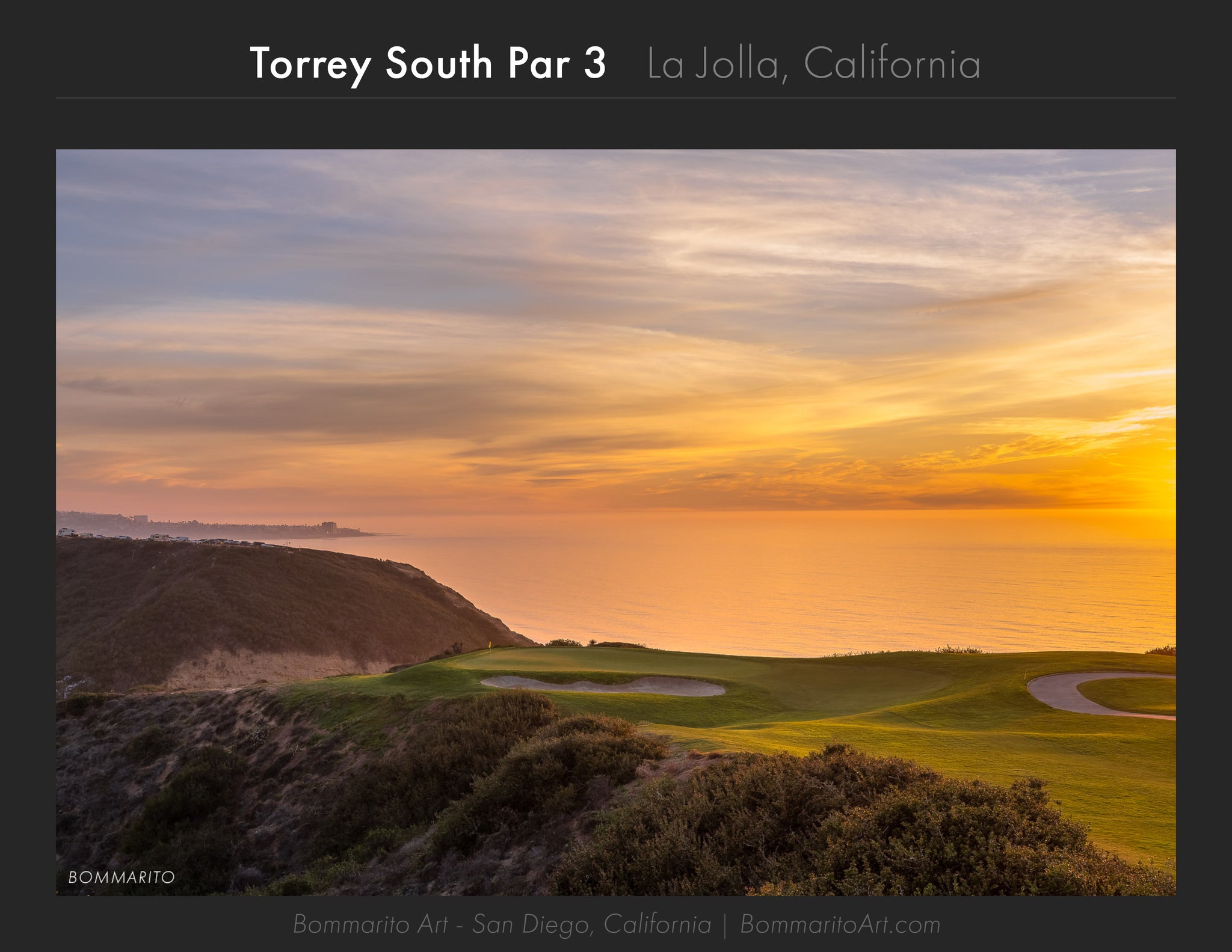 Torrey Pines South Golf Course - San Diego Fine Art Landscape Photography by Daniel Bommarito