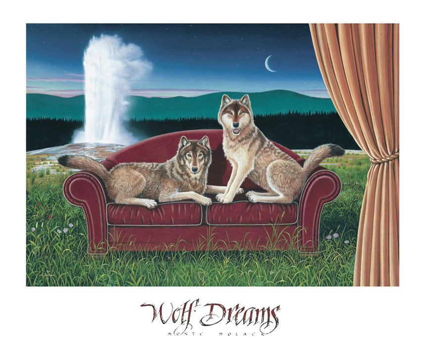 Wolf Dreams Monte Dolack Fine Art