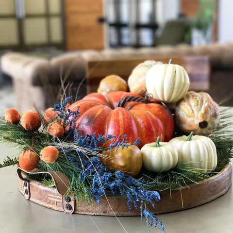 Fall Pumpkin Centerpiece 