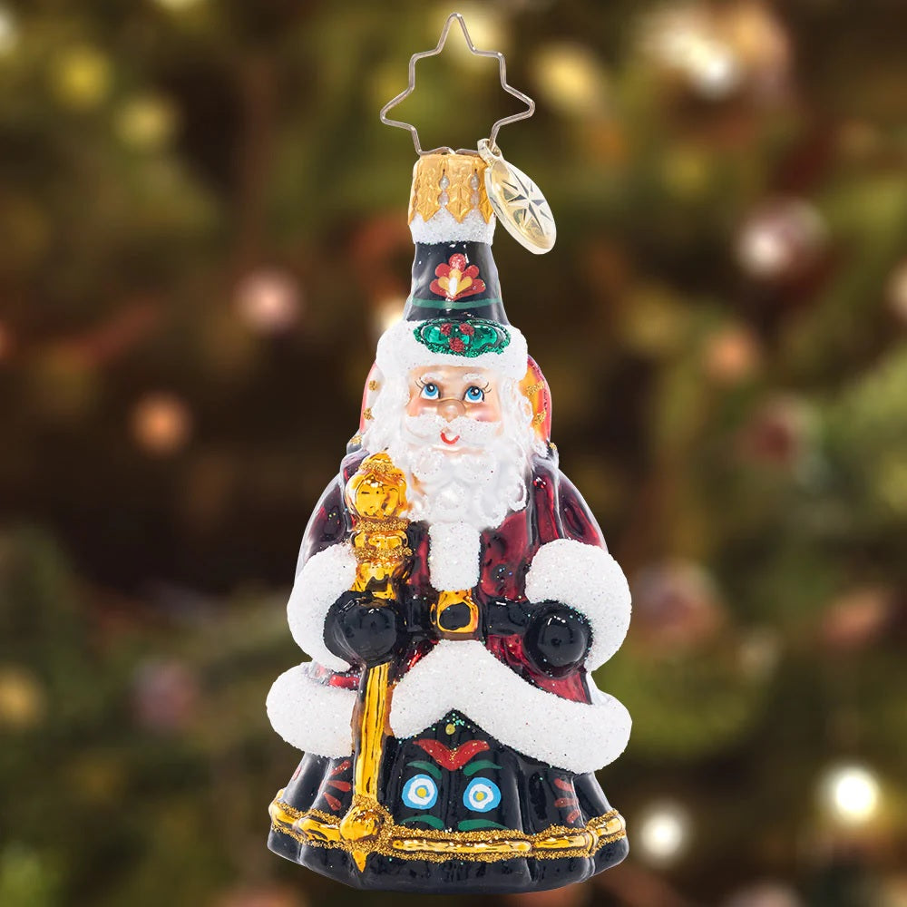 Christopher Radko® New Year Elegance Santa Gem Ornament at Von Maur