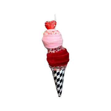 Pink Fashionable Ice Cream Bar Ornament - Peepa's