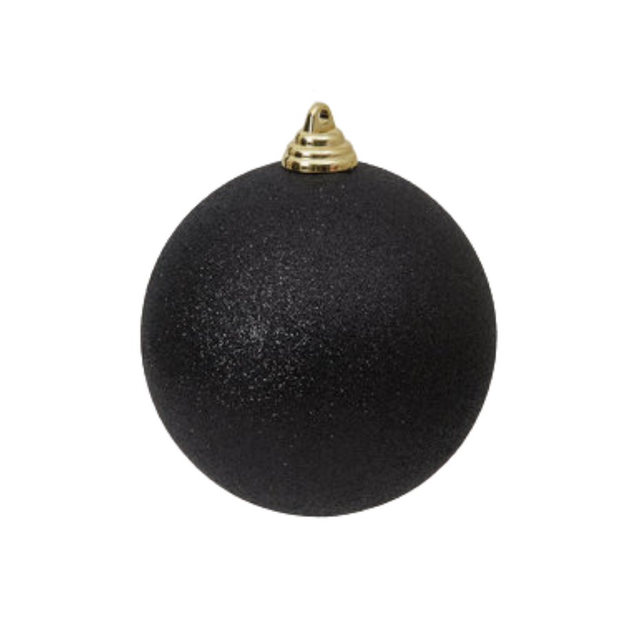 Black, matte, Christmas ornament balls, dot mandala blank – Dot