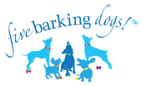 5 barking dogs logo