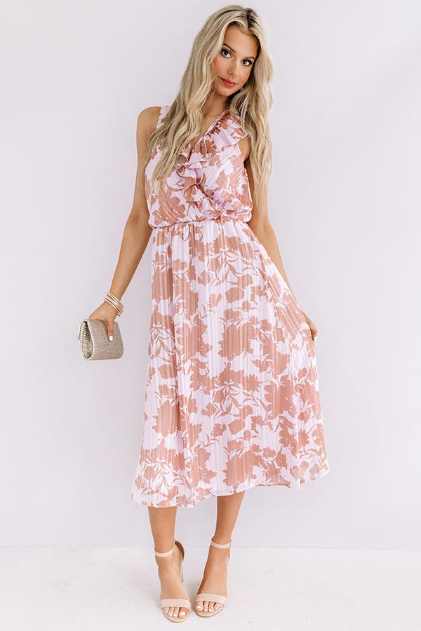 vacay midi in pink