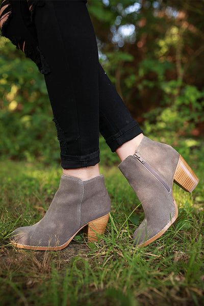 suede bootie