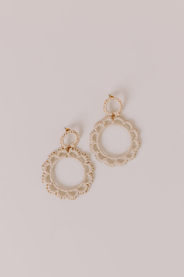 Caribbean Dreaming Earrings in Ivory