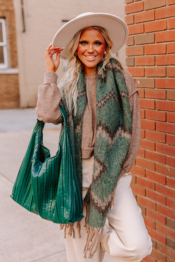 Sonoma Breeze Scarf in Hunter Green • Impressions Online Boutique