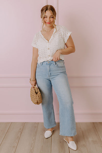 Corinne Wide Long Pants - Crown & Fox Boutique