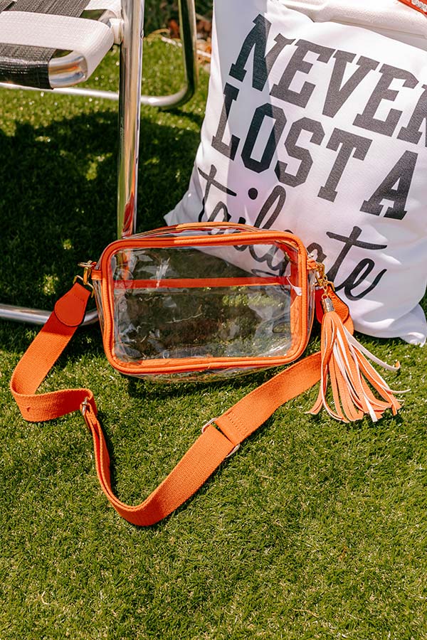 Stadium Ready Crossbody in Orange