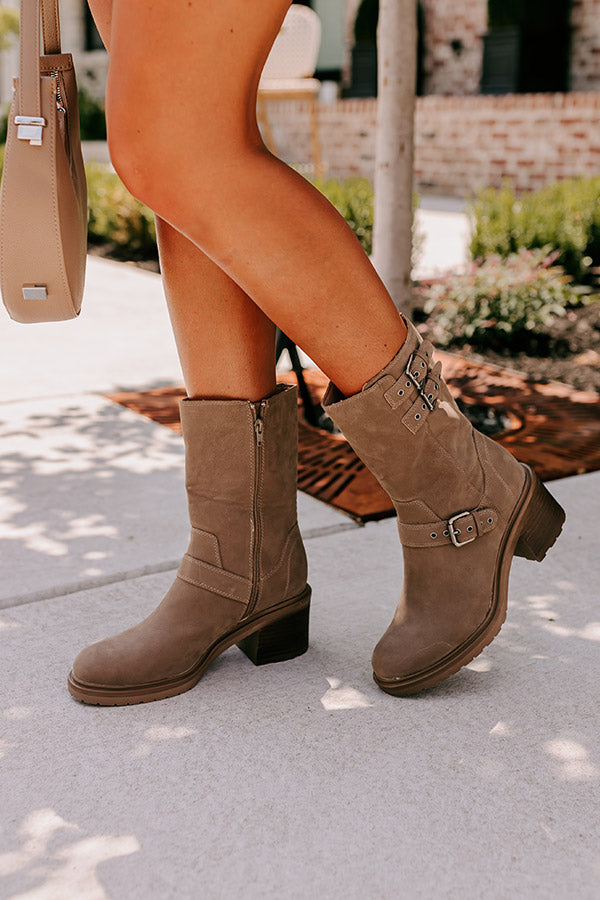 The Valeria Faux Suede Boot