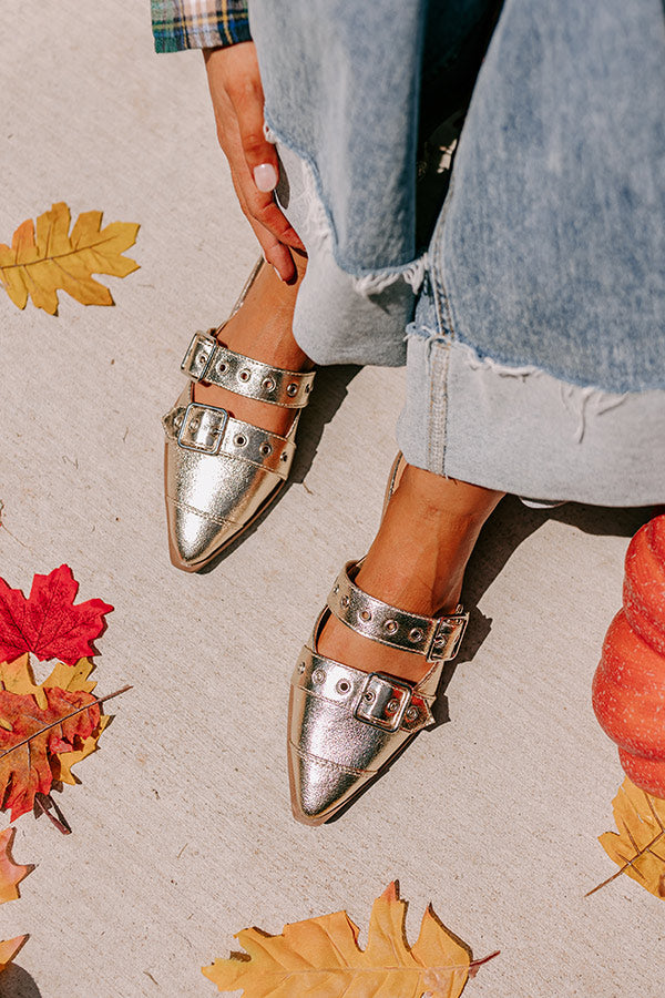 The Adaline Metallic Flats