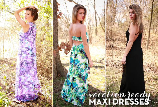 maxi dresses for spring getaways
