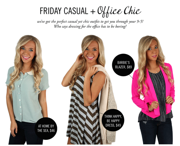 casual and office chic styles
