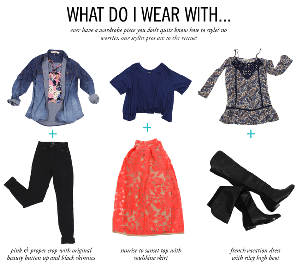 Outfit pairings to wear
