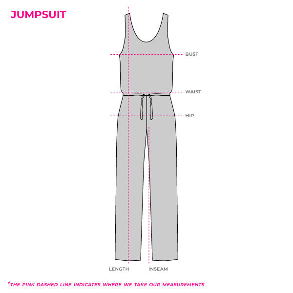 How we measure jumpsuits