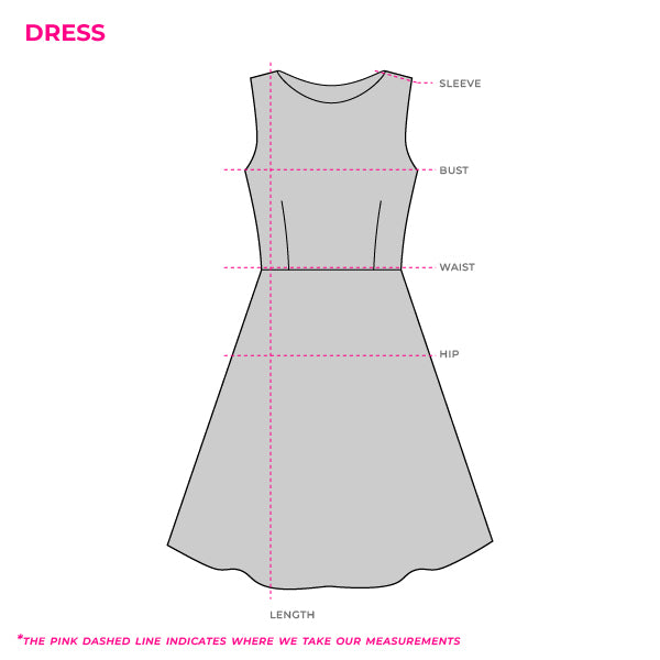 How we measure dresses