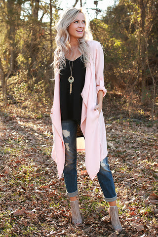 rose blazer business casual