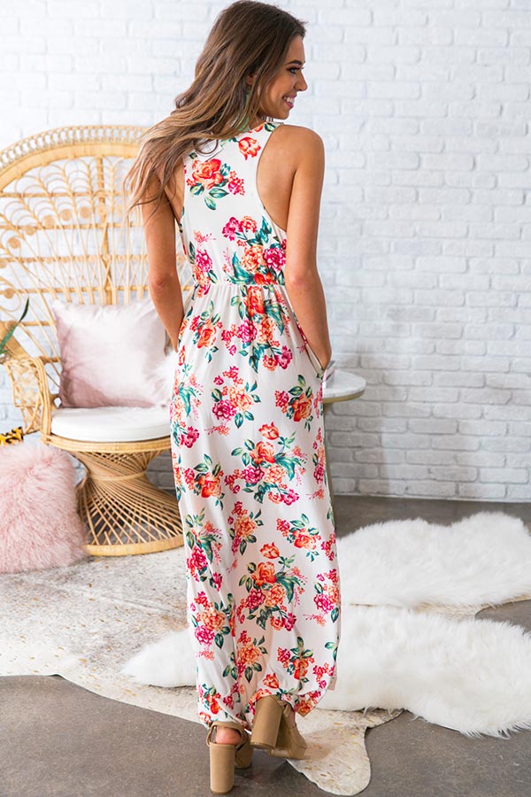 The Scarlett Empire Maxi In Brunching Babe Floral • Impressions Online ...
