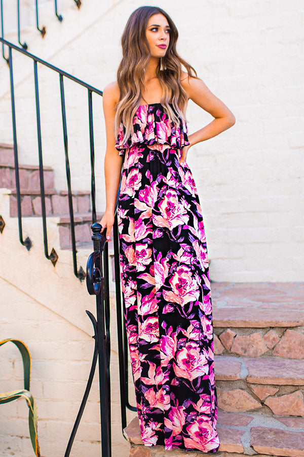 The Grace Maxi in Tropical Paradise • Impressions Online Boutique