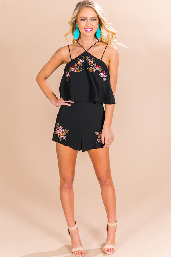 Loving You Most Embroidered Romper • Impressions Online Boutique • Page: 1