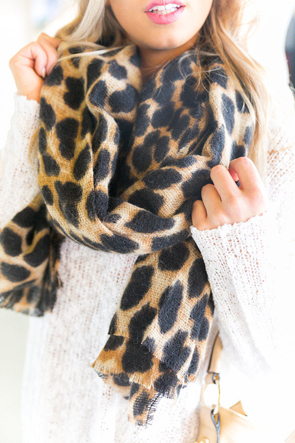 Leopard Blanket Scarf