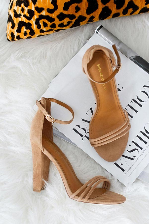 The Kennedy Heel in Taupe