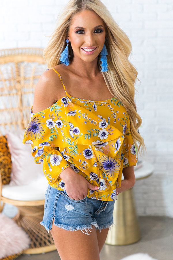 Sweet Charmer Floral Shift Top • Impressions Online Boutique