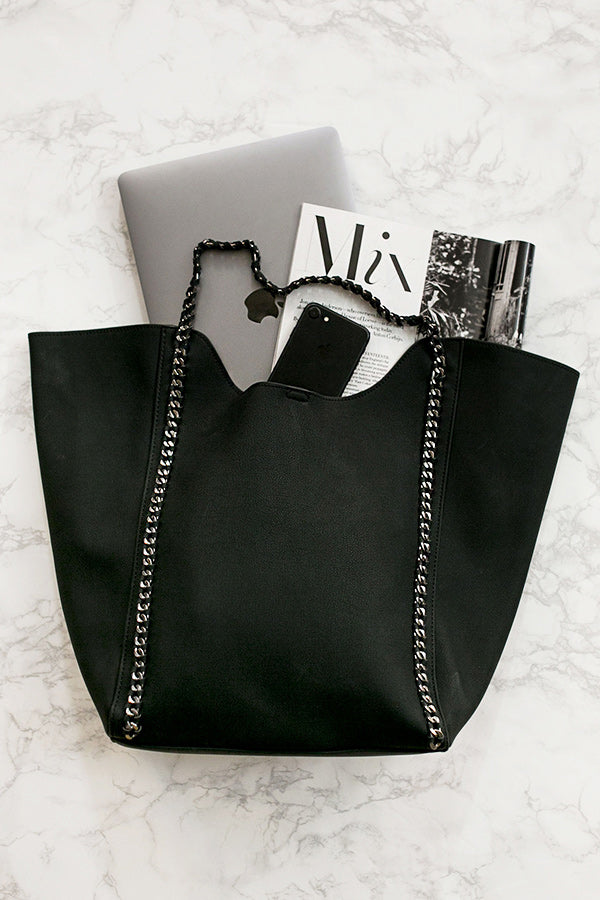 Concert Series Tote Bag In Black • Impressions Online Boutique