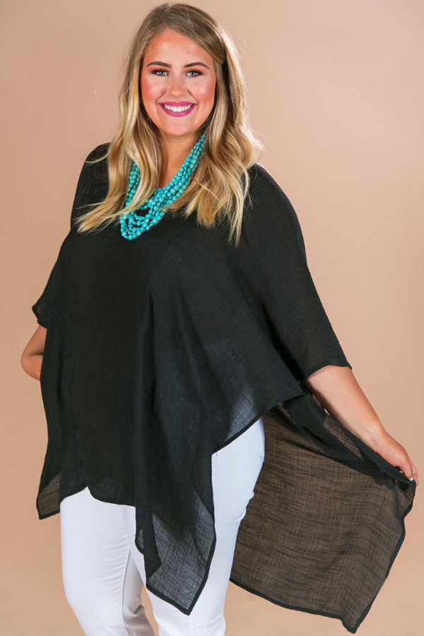 Hello Bombshell Shift Tunic In Black • Impressions Online Boutique